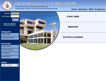 Tablet Screenshot of escambia.realforeclose.com